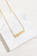 Gold Horoscope Star Sign Necklace