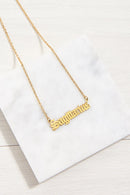 Gold Horoscope Star Sign Necklace