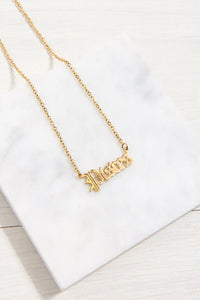 Gold Horoscope Star Sign Necklace