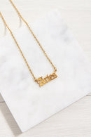 Gold Horoscope Star Sign Necklace
