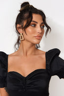 Nia Gold Statement Earrings