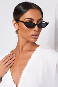 Black Cat Eye Sunglasses