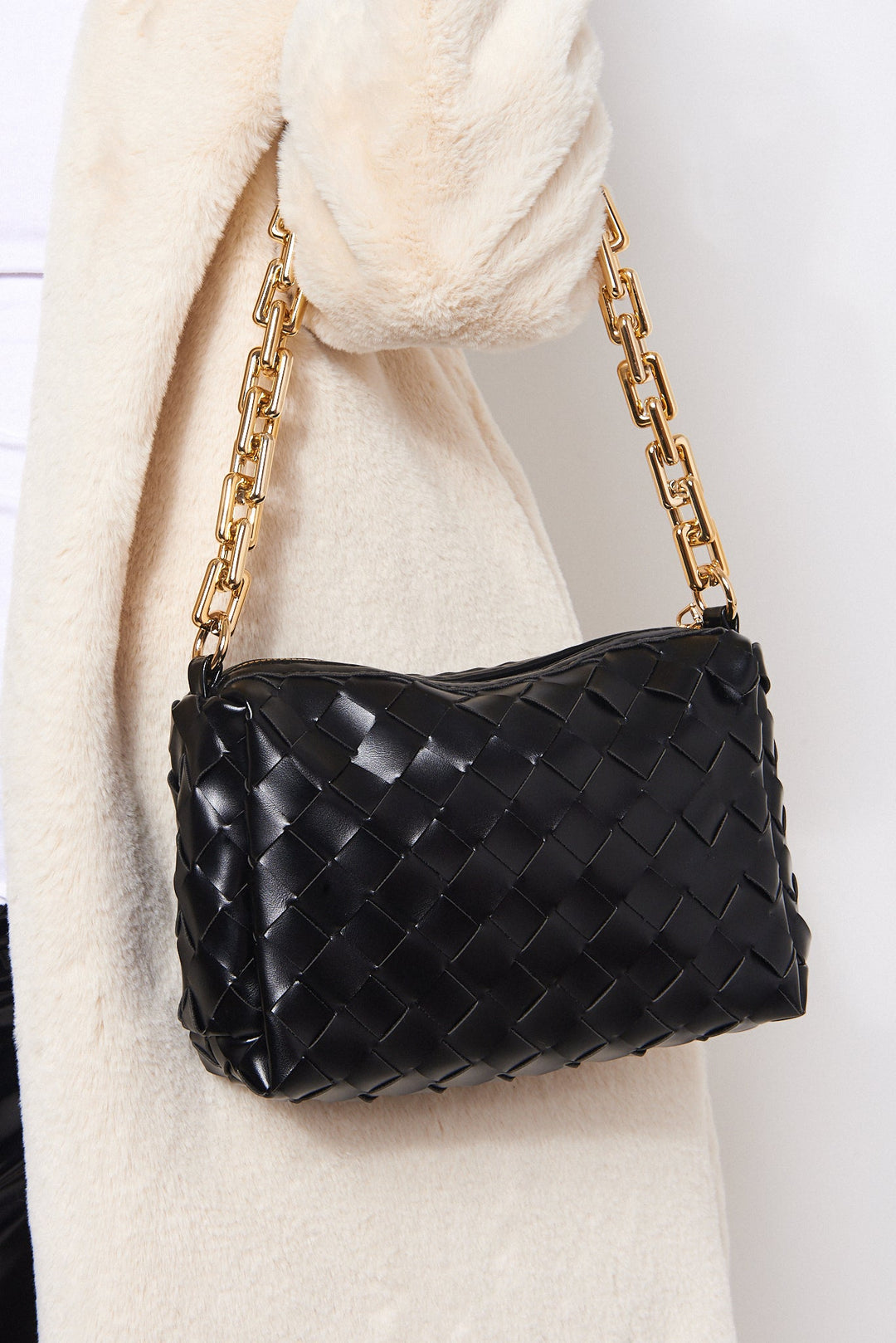 Coco Black Chain Shoulder Bag The Fashion Bible