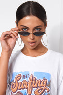 Gold Cat Eye Sunglasses