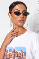 Gold Cat Eye Sunglasses