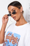 Gold Cat Eye Sunglasses
