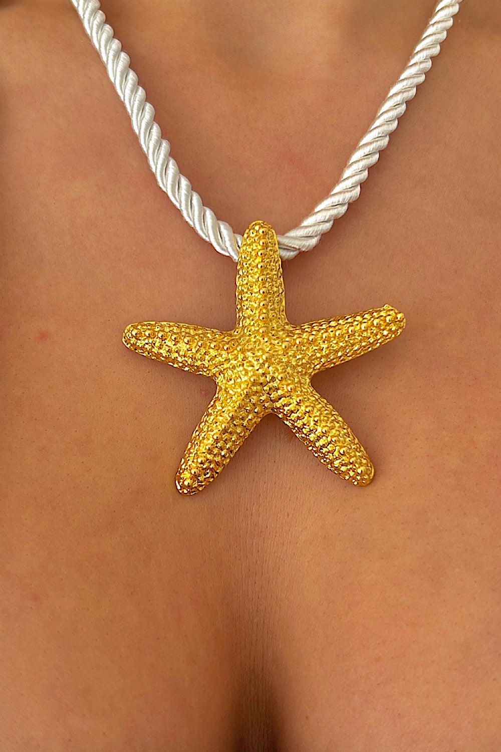 Gold Starfish Necklace