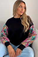 Amele Black Sequin Jumper