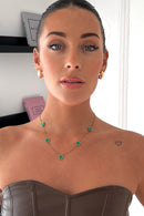 Green Clover Necklace