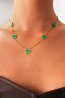 Green Clover Necklace