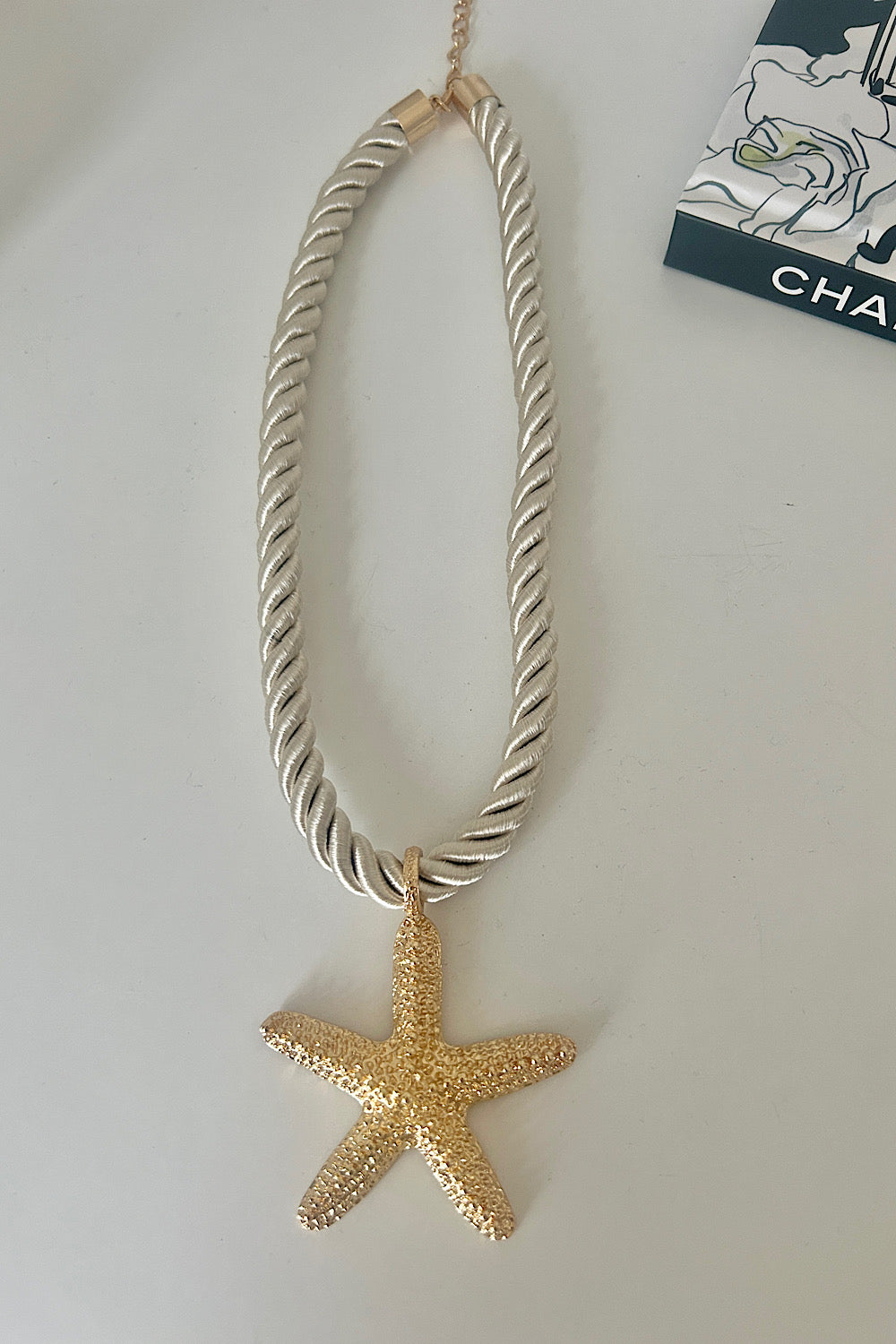 Casio Gold Starfish Rope Necklace