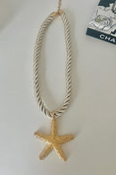 Casio Gold Starfish Rope Necklace
