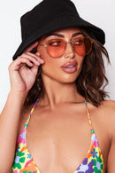 Gold & Pink Sunglasses