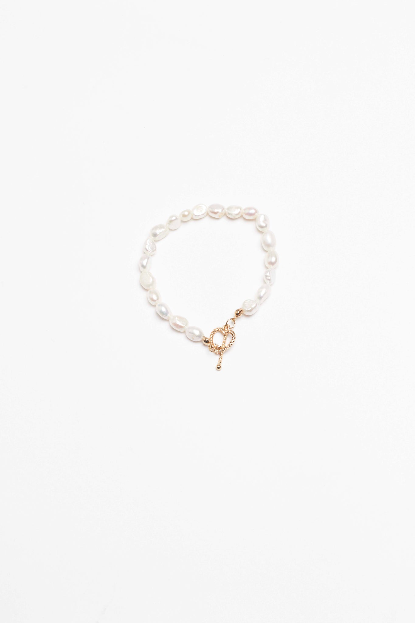Heart Pearl Bracelet