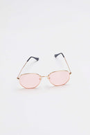 Gold & Pink Sunglasses