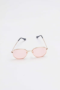 Gold & Pink Sunglasses
