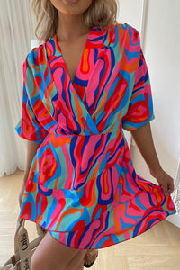 Sici Multi Swirl Shift Dress