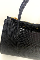 Black Croc Mini Bag