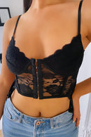 Black Lace Garter Corset