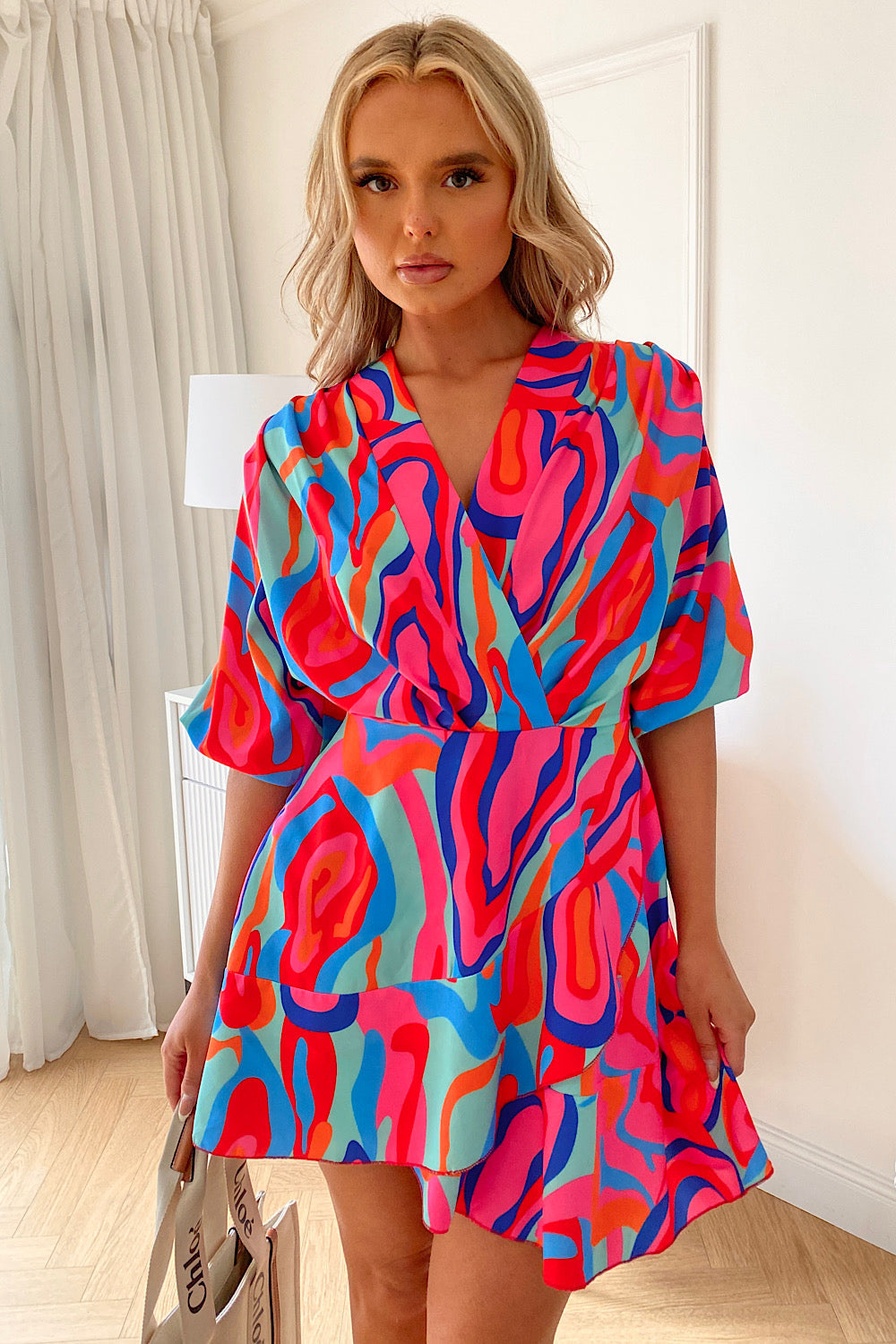 Sici Multi Swirl Shift Dress