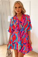 Sici Multi Swirl Shift Dress