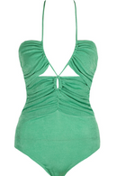 Green Keyhole Bodysuit