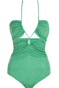 Green Keyhole Bodysuit