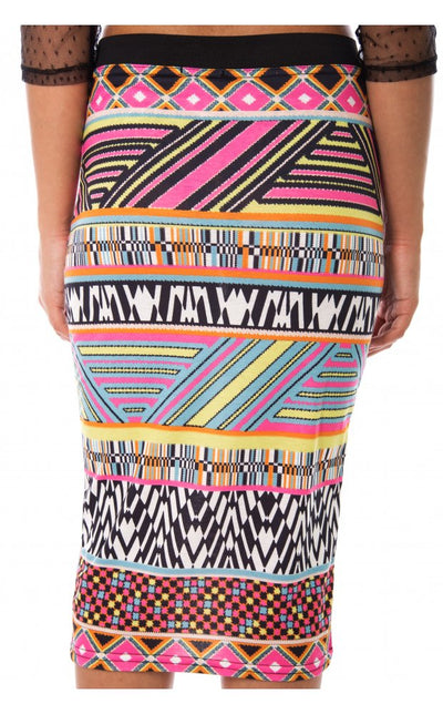 Esha Aztec Midi Skirt