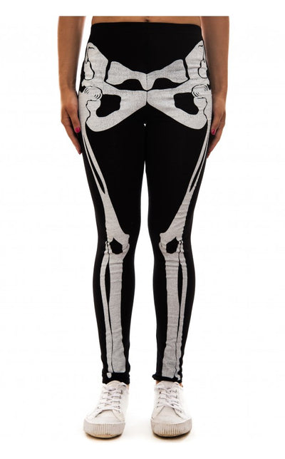 Halloween Black Skeleton Leggings