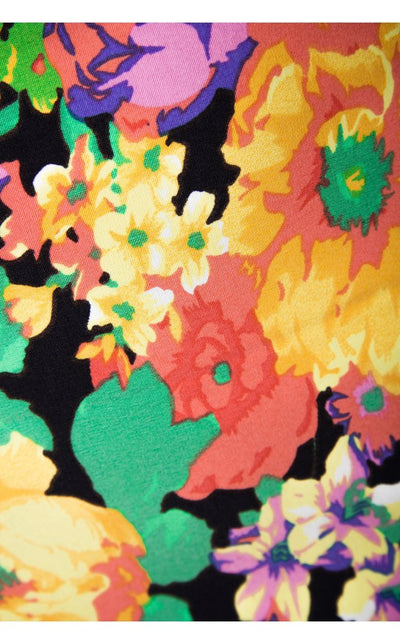 Floral Bodycon Midi Skirt