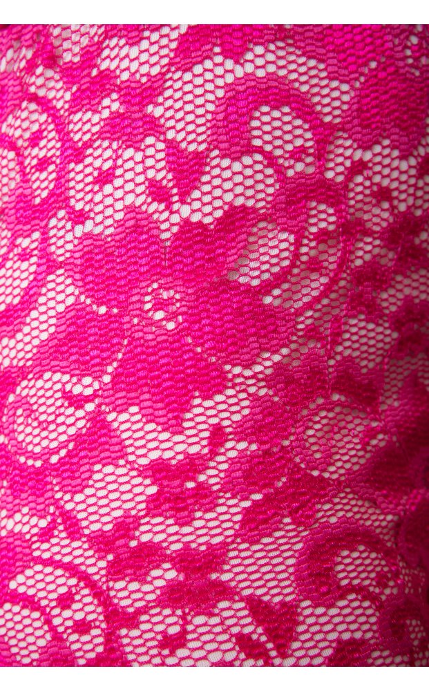 Lianna Pink Lace Jumpsuit