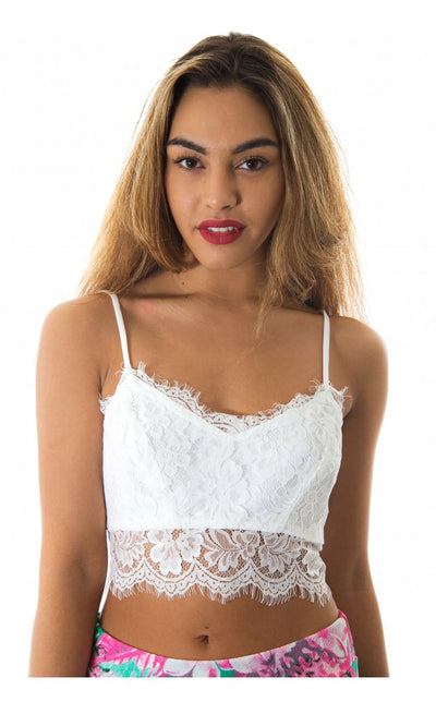 Limited Edition White Lace Bralet Top