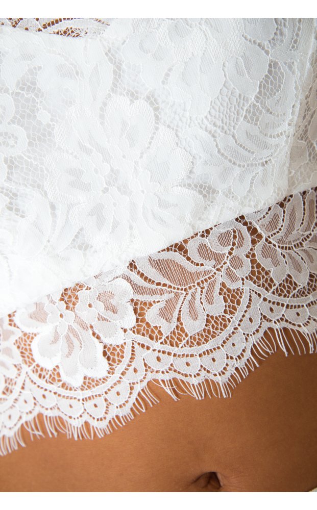 Limited Edition White Lace Bralet Top