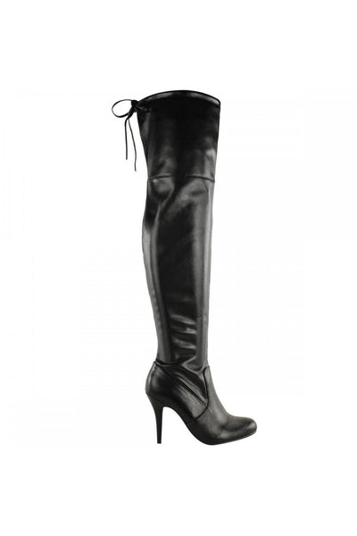 Lola Over The Knee Black Boots
