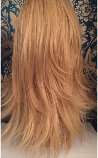 Hollywood Golden Blonde Double Volume 3/4 Reversible Hair Piece