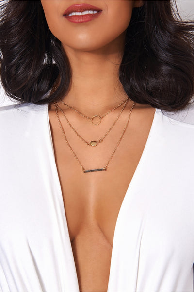 Cici Overlay Gold Necklace