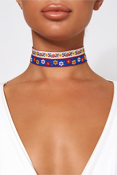 Ada Floral Choker Necklace