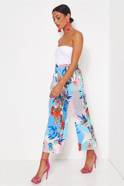 Lola High Waisted Floral Culottes