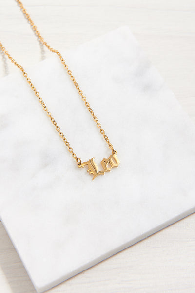 Gold Horoscope Star Sign Necklace