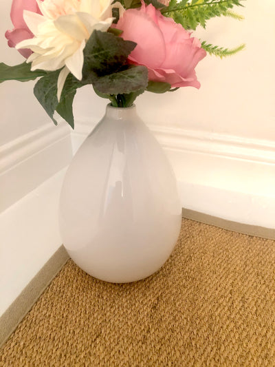 White Balloon Vase